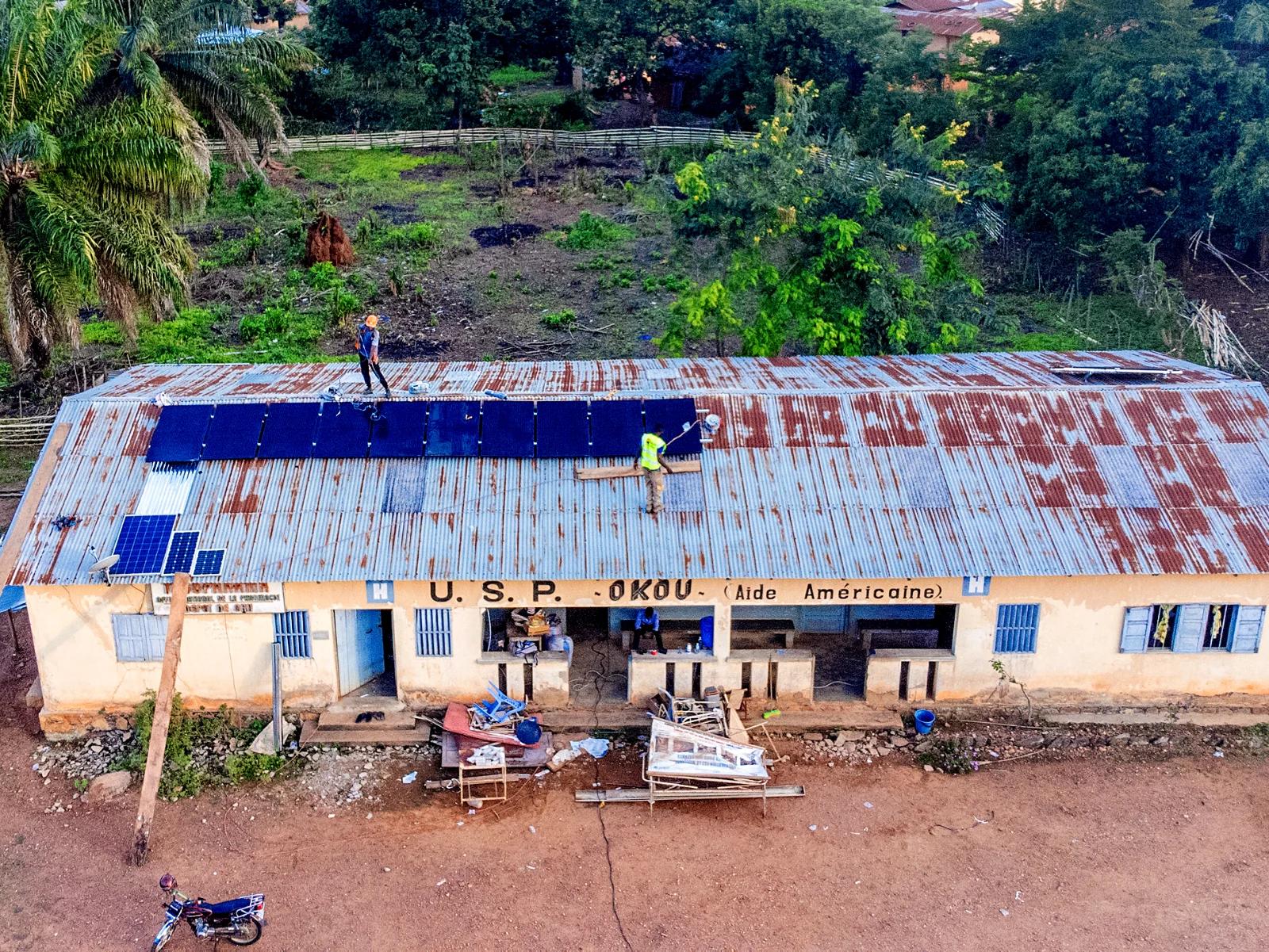Électrification de l'USP Okou (Préfecture de Wawa) :